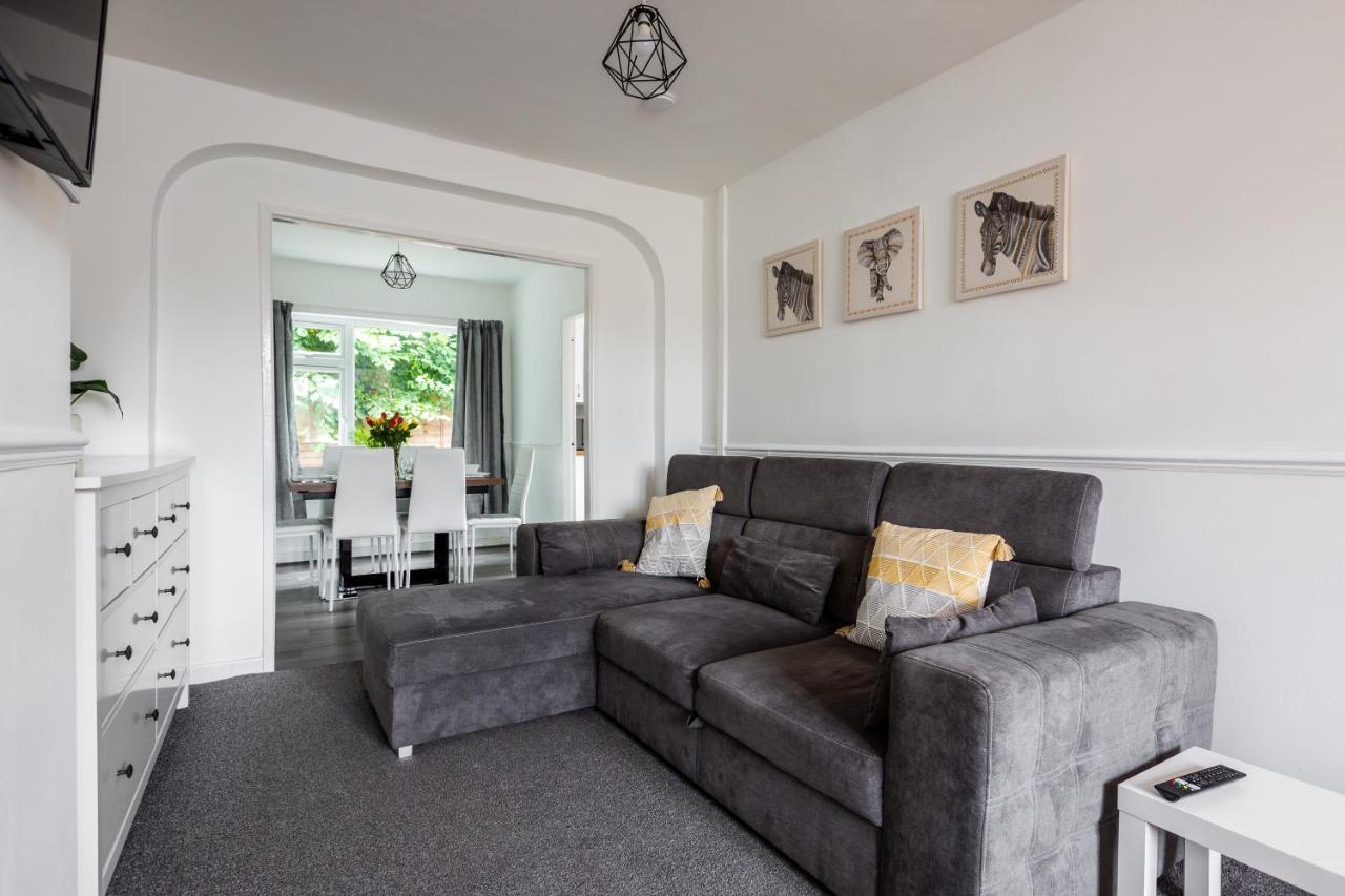 Villa 1 Mile To Etihad Stadium & Coop Arena, Free Parking, 7 Ppl Manchester Exterior foto